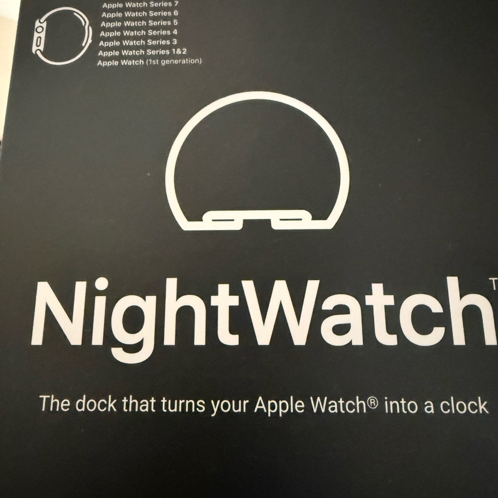 NighWatch Dock: Works for Apple Watches 🍎 ⌚️
